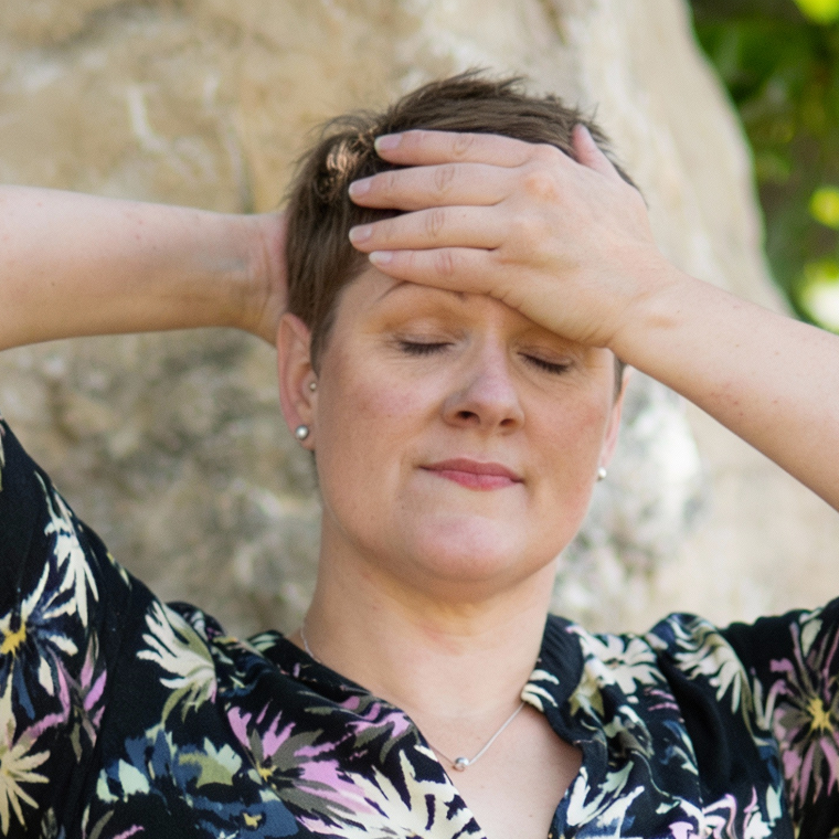 Beispiel für eine Face Yoga Übung